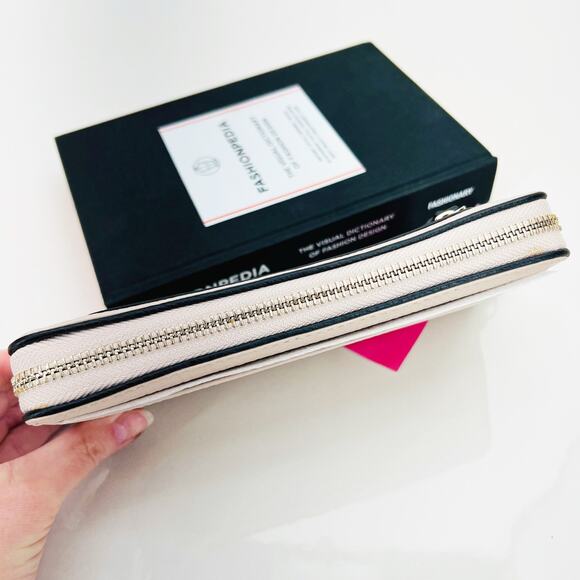 KATE SPADE NY NWT Chester Street Neda Wallet Warm Beige Zip Around Continental - Picture 5 of 8